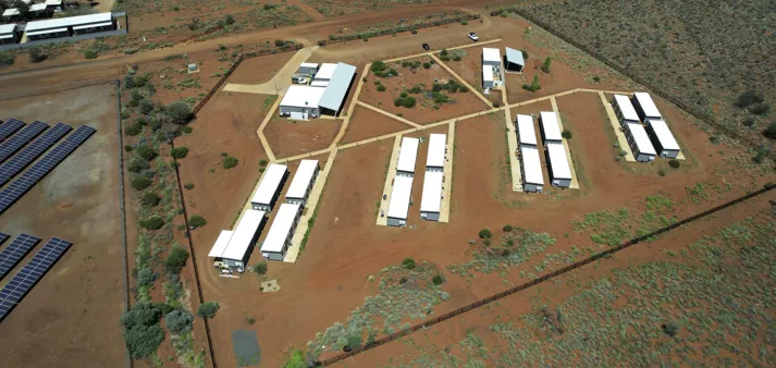Voyages Indigenous Tourism Ayers Rock Resort Contractor Accommodation Facility Aerial View