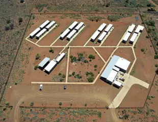 Voyages Indigenous Tourism Ayers Rock Resort Aerial View Of Contractor Accommodation
