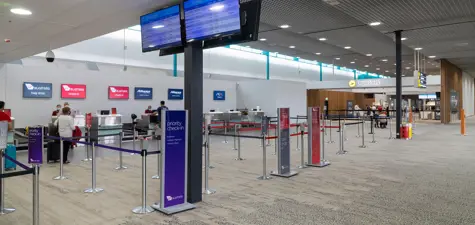 Townsville Airport Redevelopment Check In Flight Virgin Alliance Rex
