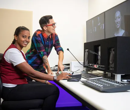 Students involved in Digital Media as part of CQU Capital Expenditure Program